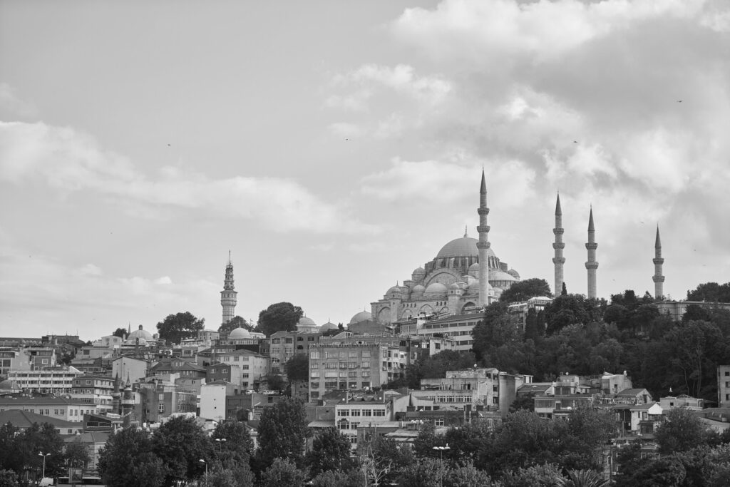 building with domes turrets